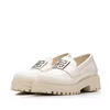 Pantofi casual damă din piele naturală, Leofex -   024 Bej Box