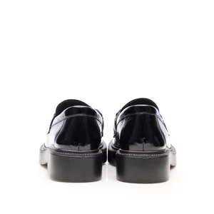 Pantofi casual damă din piele naturală, Leofex - 034-1 Negru Naplac