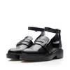 Pantofi casual damă din piele naturală, Leofex - 040 Negru Box