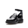 Pantofi casual damă din piele naturală, Leofex - 040 Negru Box