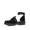 Pantofi casual damă din piele naturală,Leofex - 040 Negru Velur