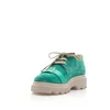 Pantofi casual damă din piele naturală,Leofex - 305 Verde Velur Box