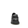 Pantofi casual damă din piele naturală,Leofex - 316 Negru Box