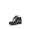 Pantofi casual damă din piele naturală,Leofex - 346-3 Negru Box