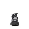 Pantofi casual damă din piele naturală,Leofex - 347 Negru Box