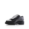 Pantofi casual damă din piele naturală,Leofex - 371 Negru Box