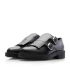 Pantofi casual damă din piele naturală,Leofex - 371 Negru Box