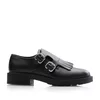 Pantofi casual damă din piele naturală,Leofex - 371 Negru Box