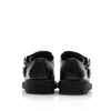 Pantofi casual damă din piele naturală,Leofex - 371 Negru Box