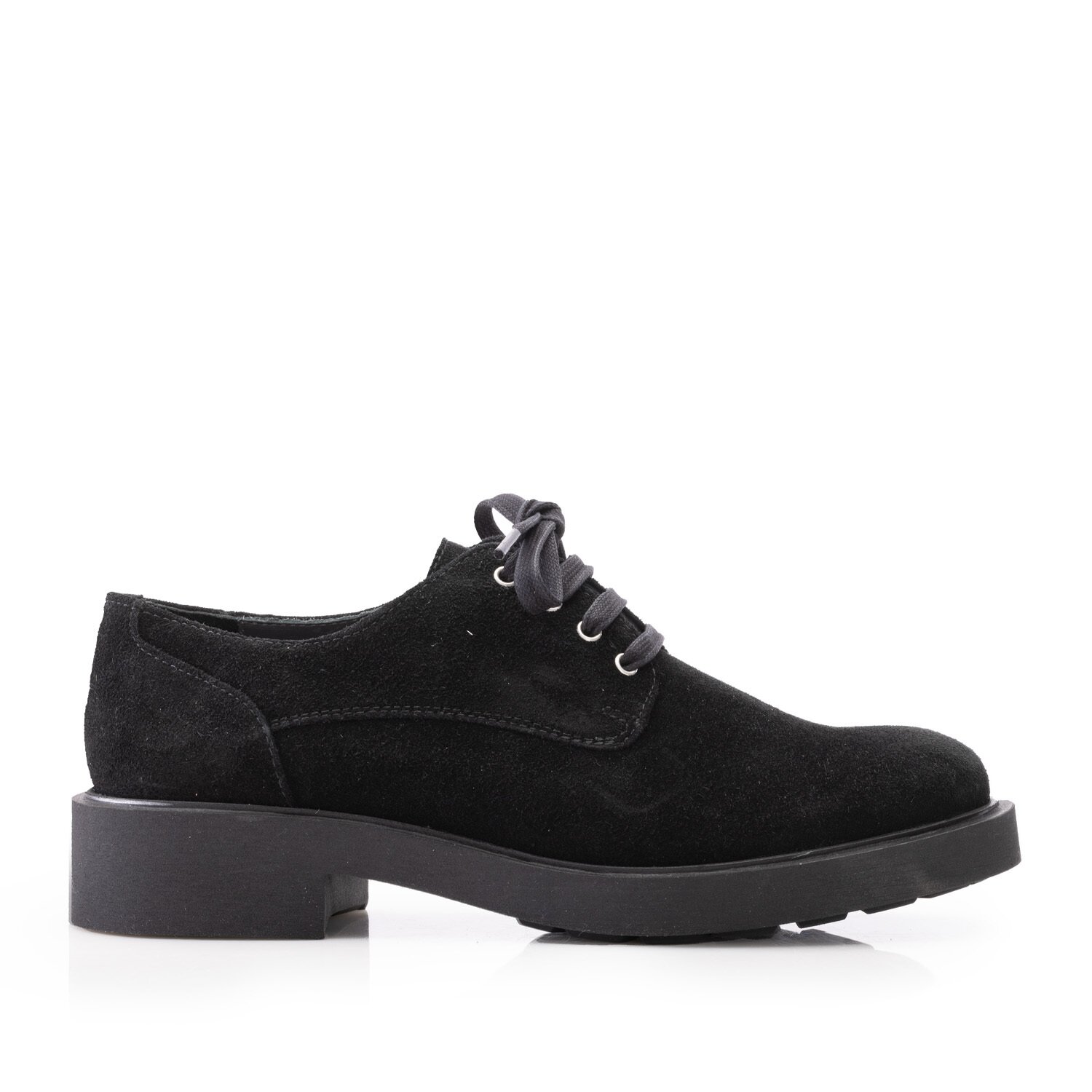 Pantofi casual damă din piele naturală,Leofex - 386 Negru velur