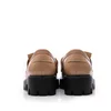 Pantofi casual damă din piele naturală, Leofex - 405-3 Cappuccino Box