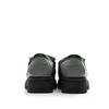 Pantofi casual damă din piele naturală, Leofex - 405 Verde Negru Box