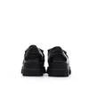 Pantofi casual damă din piele naturală, Leofex - Mostră 405-1 Negru Box