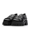 Pantofi casual damă din piele naturală, Leofex - Mostră 405-1 Negru Box
