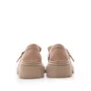 Pantofi casual damă din piele naturală,Leofex - Mostră Miha  Taupe Box