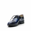 Pantofi casual dama din piele naturala,Leofex - 616 blue