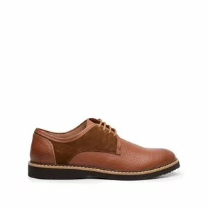 Pantofi casual barbati din piele naturala, Leofex - 938 Cognac box