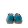 Pantofi casual dama, perforati din piele naturala Leofex - 406-2 Albastru Box