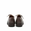 Pantofi casual dama cu siret pana in varf din piele naturala, Leofex- 194 Taupe Box