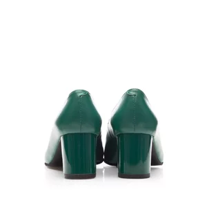 Pantofi damă eleganți din piele naturală - 824 Verde Box