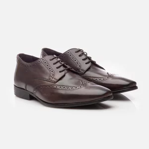 Pantofi bărbăți eleganți din piele naturală - 1406 Maro Box