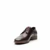 Pantofi Derby din piele naturala Leofex - 537-2 Maro Box