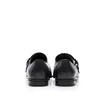 Pantofi eleganți bărbați, cu catarame din piele naturală, Leofex - Mostră 575 Negru Box