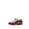Pantofi  eleganti barbati, cu franjuri din piele naturala, Leofex - 586 visiniu box