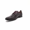 Pantofi eleganti barbati din piele naturala,Leofex - 112-2 Visiniu box
