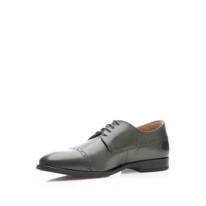 Pantofi eleganți bărbați din piele naturală,Leofex - 510 Verde Box
