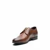 Pantofi eleganti barbati din piele naturala Leofex -512* C Cognac Box