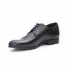 Pantofi eleganți bărbați din piele naturală,Leofex - 512*  Negru Box