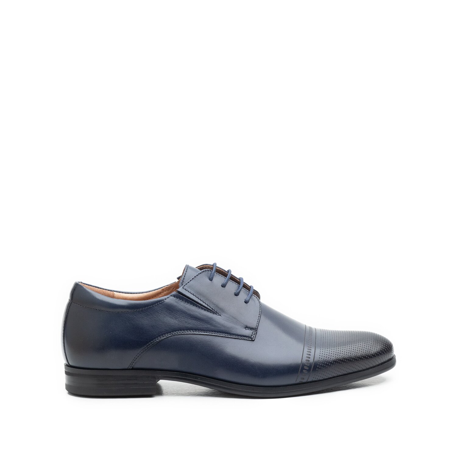 Pantofi eleganti barbati din piele naturala, Leofex - 522 Blue Box