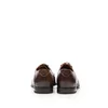 Pantofi eleganţi bărbaţi din piele naturală, Leofex - 527-1 Ciocolată Box