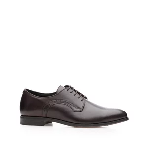Pantofi eleganţi bărbaţi din piele naturală, Leofex - 535 Mogano Box