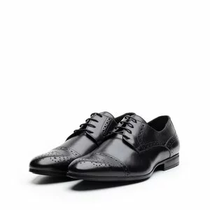 Pantofi eleganti barbati din piele naturala,Leofex - 537- 2 Negru box