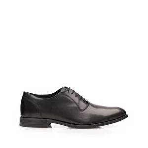 Pantofi eleganți bărbați din piele naturală, Leofex - 548 Negru Box