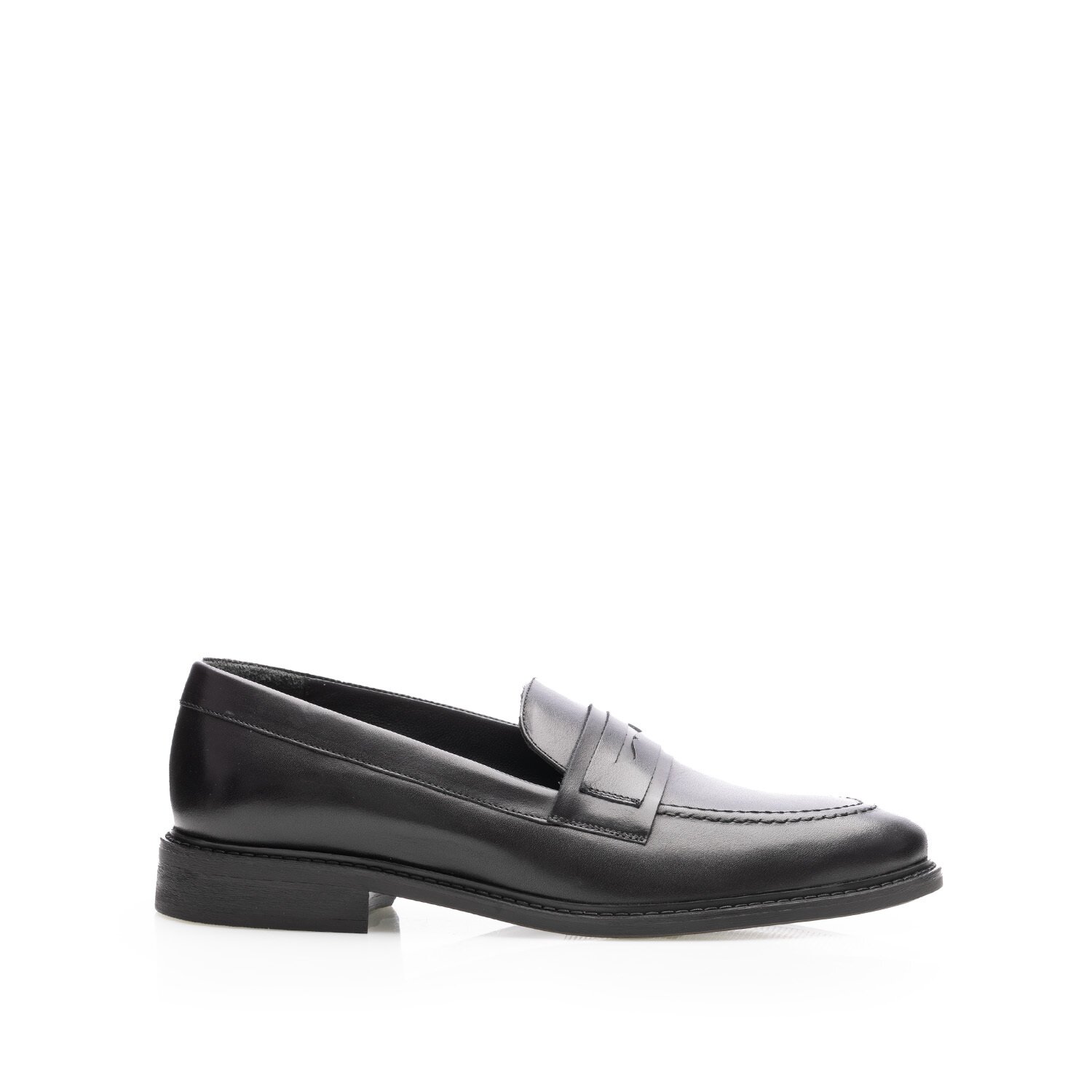 Pantofi eleganți bărbați din piele naturală, Leofex - 551 Negru Box