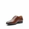 Pantofi eleganti barbati din piele naturala, Leofex - 579 Cognac Box