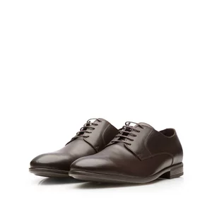 Pantofi eleganţi bărbaţi din piele naturală, Leofex - 622 Mogano box