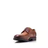 Pantofi eleganţi bărbaţi din piele naturală,  Leofex - 655 Cognac Box