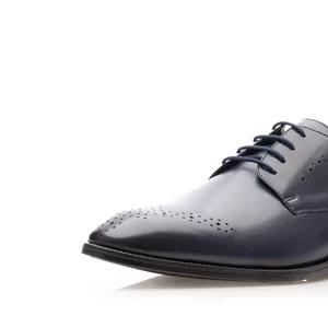 Pantofi eleganţi bărbaţi din piele naturală, Leofex - 662 Blue Box