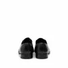 Pantofi eleganți bărbați din piele naturală,Leofex - 690 Negru box