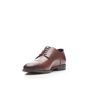 Pantofi eleganţi bărbaţi din piele naturală, Leofex - 731 Mogano Box