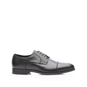 Pantofi eleganţi bărbaţi din piele naturală, Leofex - 731 Negru Box