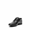 Pantofi eleganti barbati din piele naturala, Leofex - 822 Negru Florantic