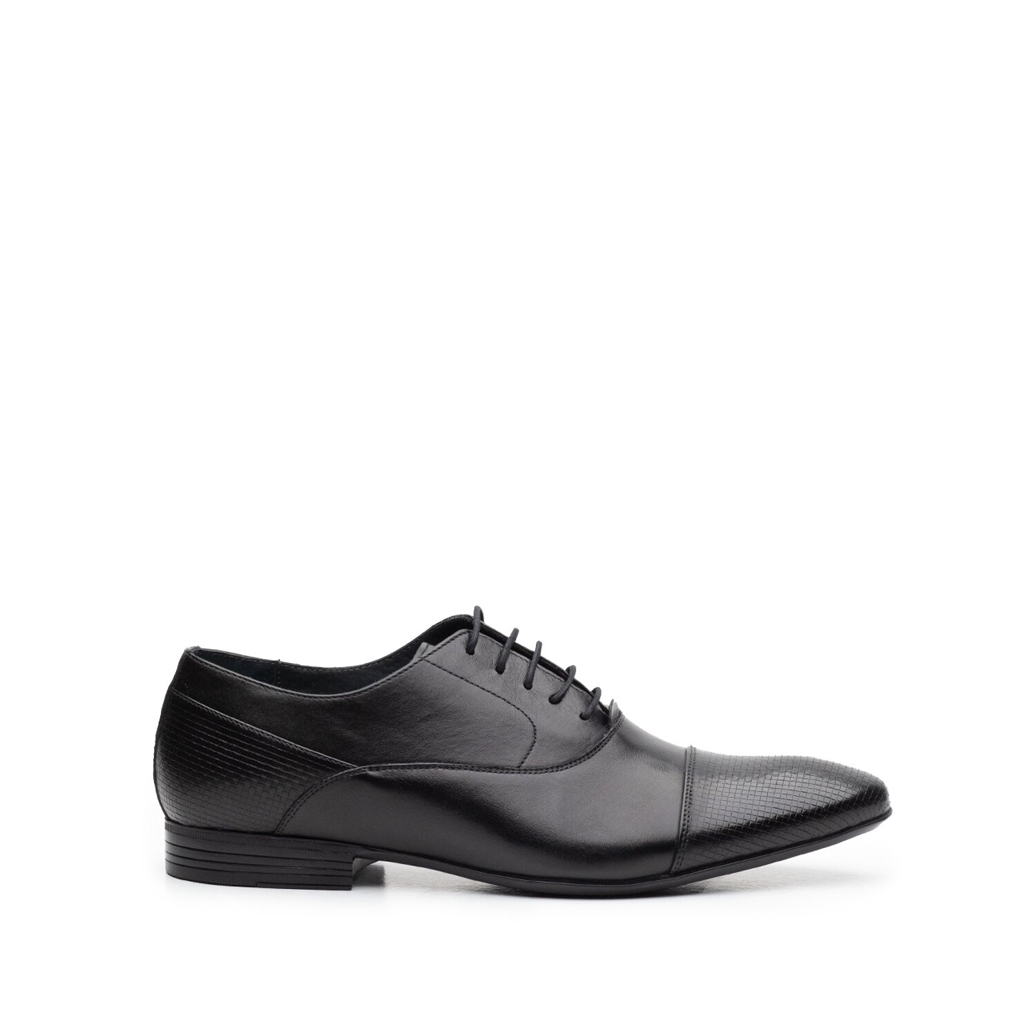 Pantofi eleganti barbati din piele naturala,Leofex - 834 negru box