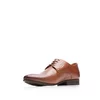 Pantofi eleganti  barbati din piele naturala, Leofex - 888 cognac box