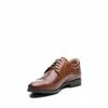 Pantofi eleganti barbati din piele naturala, Leofex - 930 Cognac box