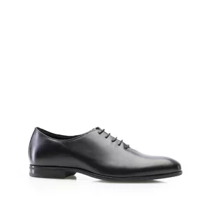 Pantofi eleganți bărbați din piele naturală, Leofex - 976-1 Negru Box